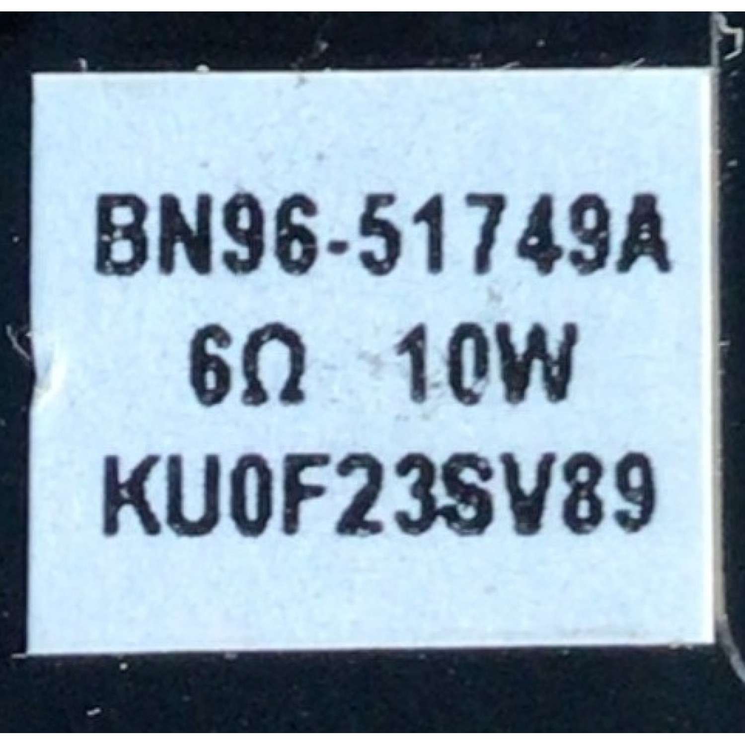 KIT DE BOCINAS PARA TV SAMSUNG ( 2 PZ ) / NUMERO DE PARTE BN96-51749A / BN9651749A / 51749A / BN63-19114X / 6Ω 10W / KU0F23SV89 / MODELO QN65NLST7TAF - Imagen 3